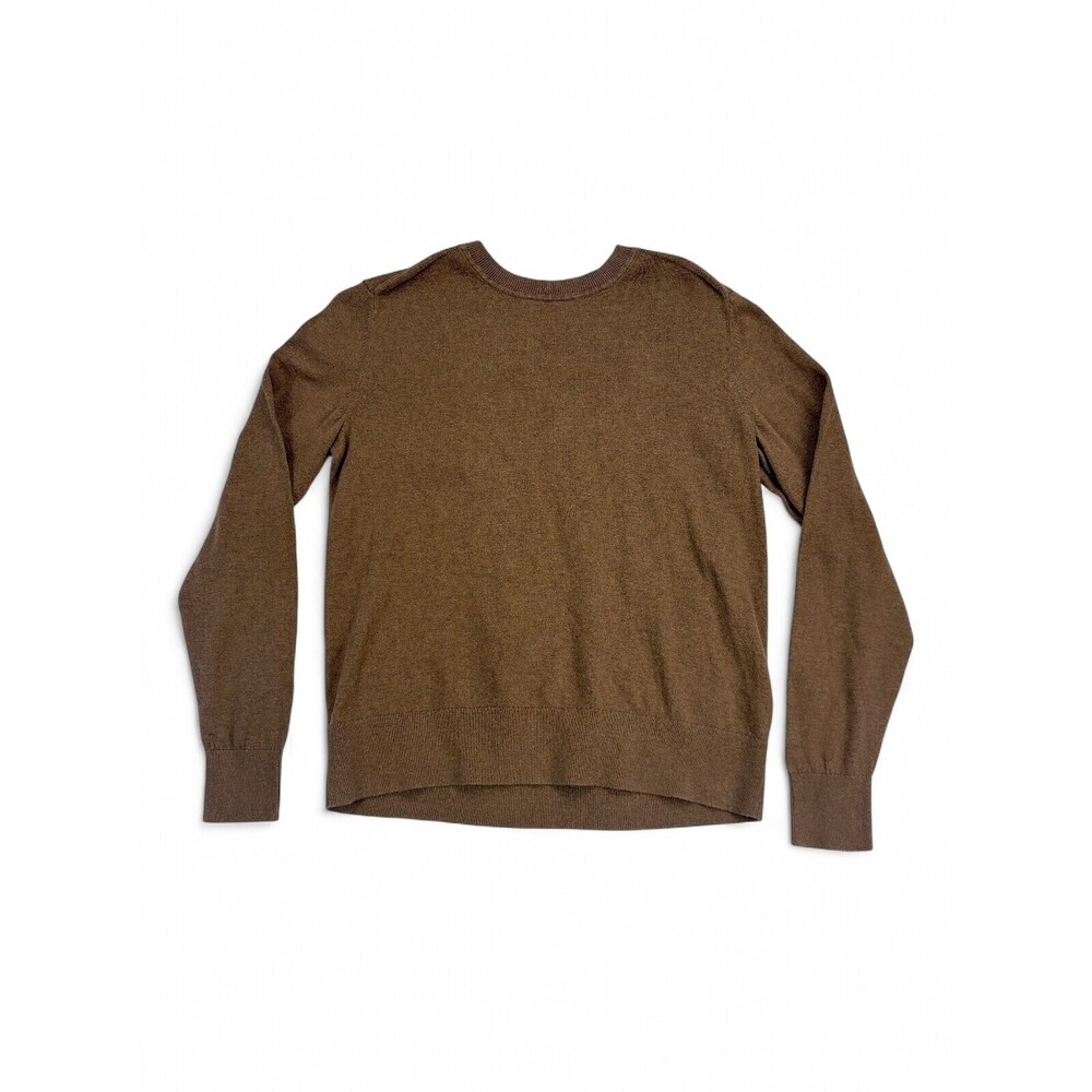 Everlane Women's Crewneck Sweater S Brown Lightweight Knit